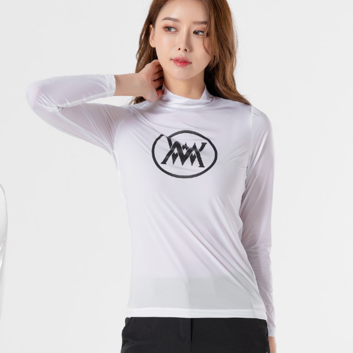 여성골프복 여름 골프 티셔츠 봄 골프웨어 시원한 이너 의류 긴팔 상의 쿨 메쉬 쿨링 - 상세 이미지 3