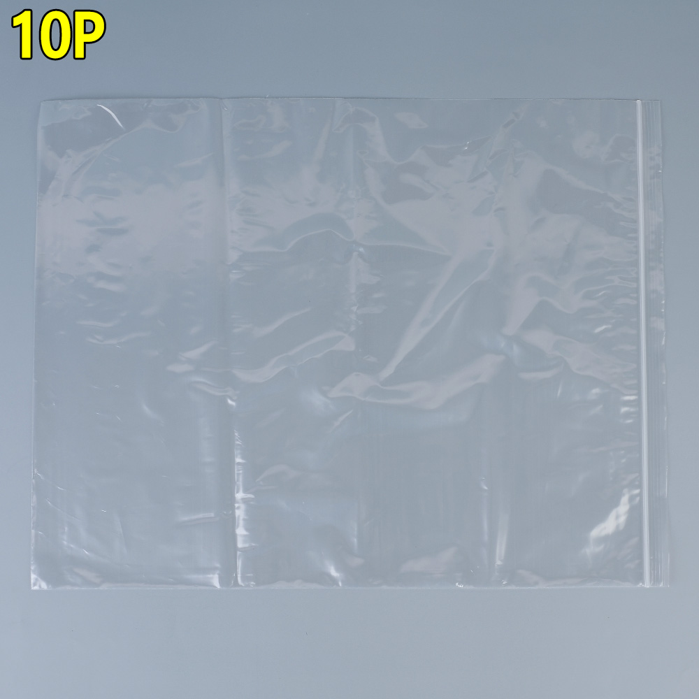 다회용 지퍼백 재사용 기본 대형 특대 특대형 PE 10개 - 상세 이미지 5