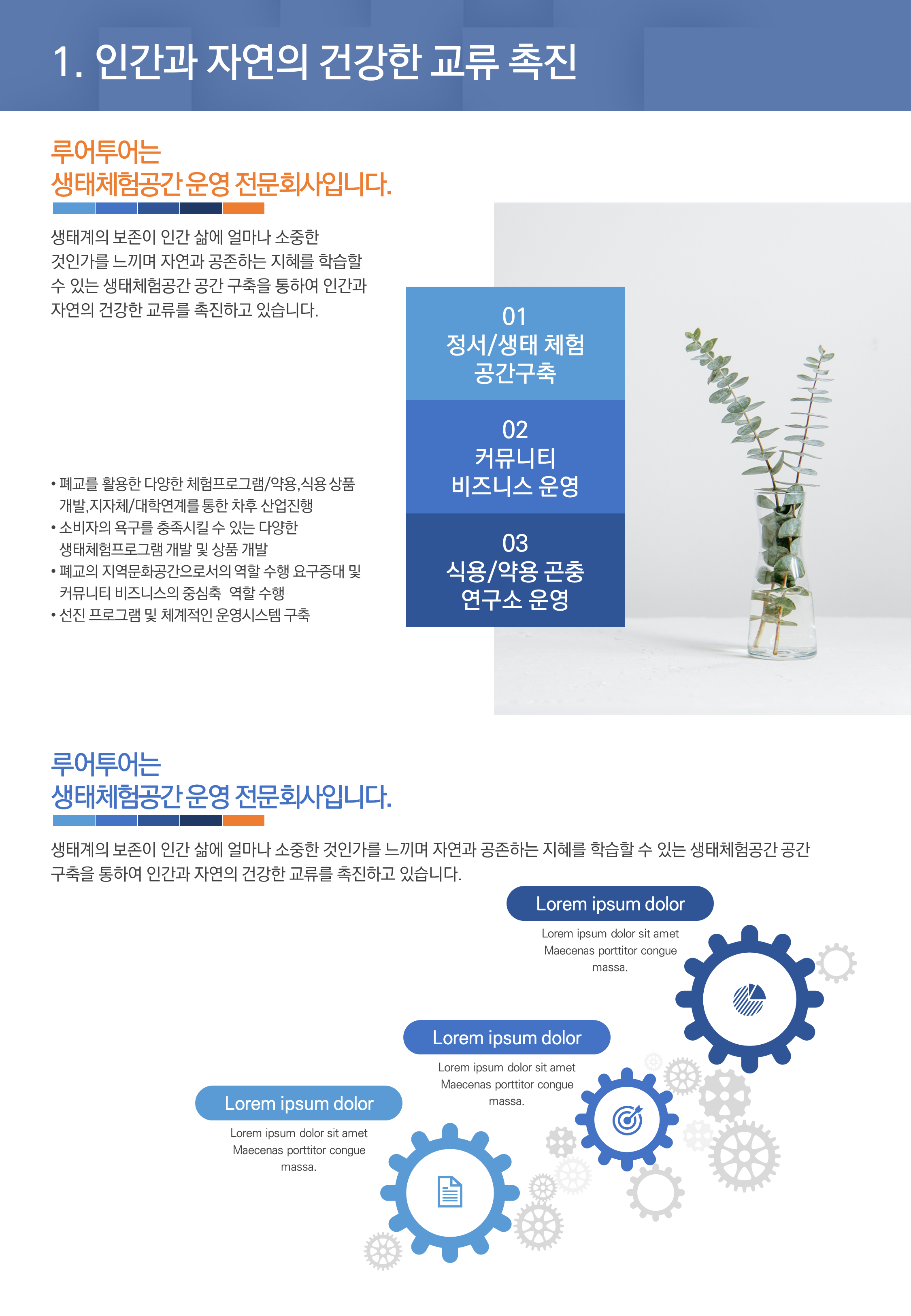662 세로 ppt 템플릿 제안서 보고서 사업계획서 깔끔한 파워포인트 템플릿 - 상세 이미지 3