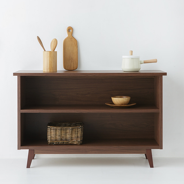 몬탁 콘솔수납장 CHM76120 1200x370x760mm, 2단, 브라운월넛베니어 4263.6943 - 상세 이미지 2