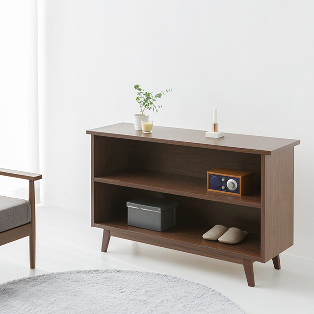 몬탁 콘솔수납장 CHM76120 1200x370x760mm, 2단, 브라운월넛베니어 4263.6943 - 상세 이미지 5
