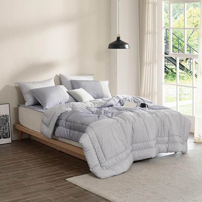 세사온라인 알러지케어 먼지없는 사계절 차렵이불패드 풀세트 마르틴, SS(슈퍼싱글)