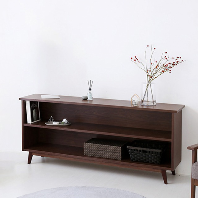 몬탁 콘솔수납장 CHM76184 1840mmx370mmx760mm, 2단, 브라운월넛베니어 5428.0737 - 상세 이미지 3
