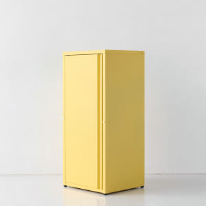 도미닉 캐비넷 1문 수납장 40x35x87, 3단, 옐로우 2844.20... 솔직 후기 | 실제 배치 사진 포함 - 상품 이미지 3