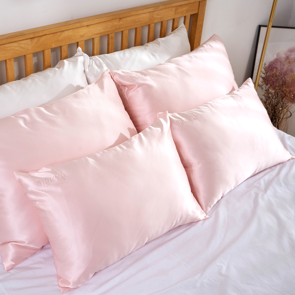 실키아 천연 실크 베개 커버 호텔식 베갯잇 베겟잎 숙면 베개덮개 알러지케어(50X70)
