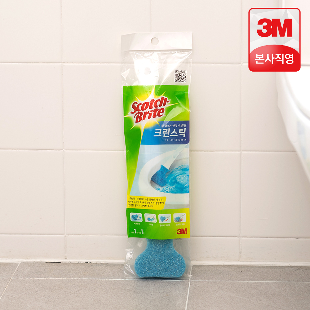 3M 스카치브라이트 변기청소용 크린스틱 핸들 + 리필 13입 - 상세 이미지 2