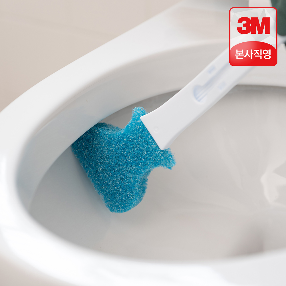 3M 스카치브라이트 변기청소용 크린스틱 핸들 + 리필 13입 - 상세 이미지 4