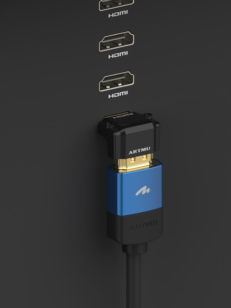HDMI 각도 젠더 방향 변환 어댑터 HN90 - 상세 이미지 3