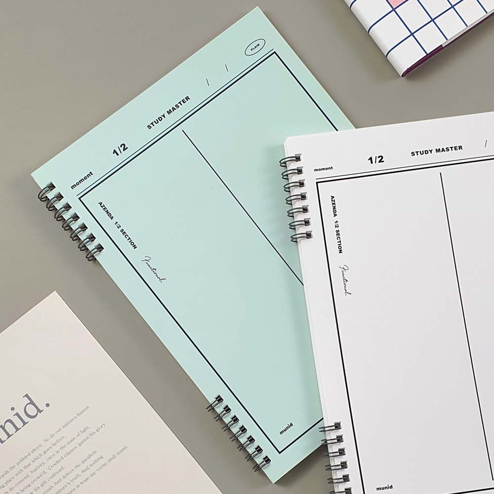 [SET] 뮤니드 스프링 2분할 수학 연습장 4권 세트 이미지 3