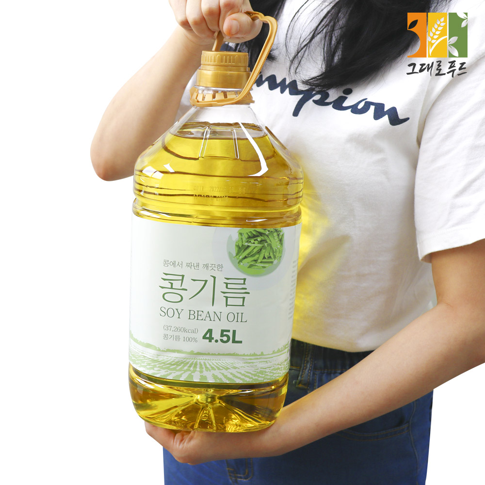 대두유 18L (4.5Lx4) 콩기름100% 식용유 업소용 대용량