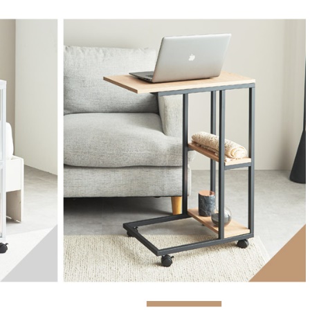 이동형책상 바퀴달린 책상 이동식침대테이블 침대용 책상