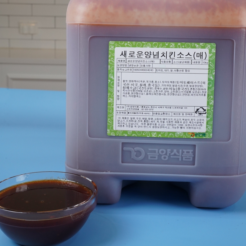금양식품 새로운 양념치킨소스 매콤한맛 10KG - 상세 이미지 2