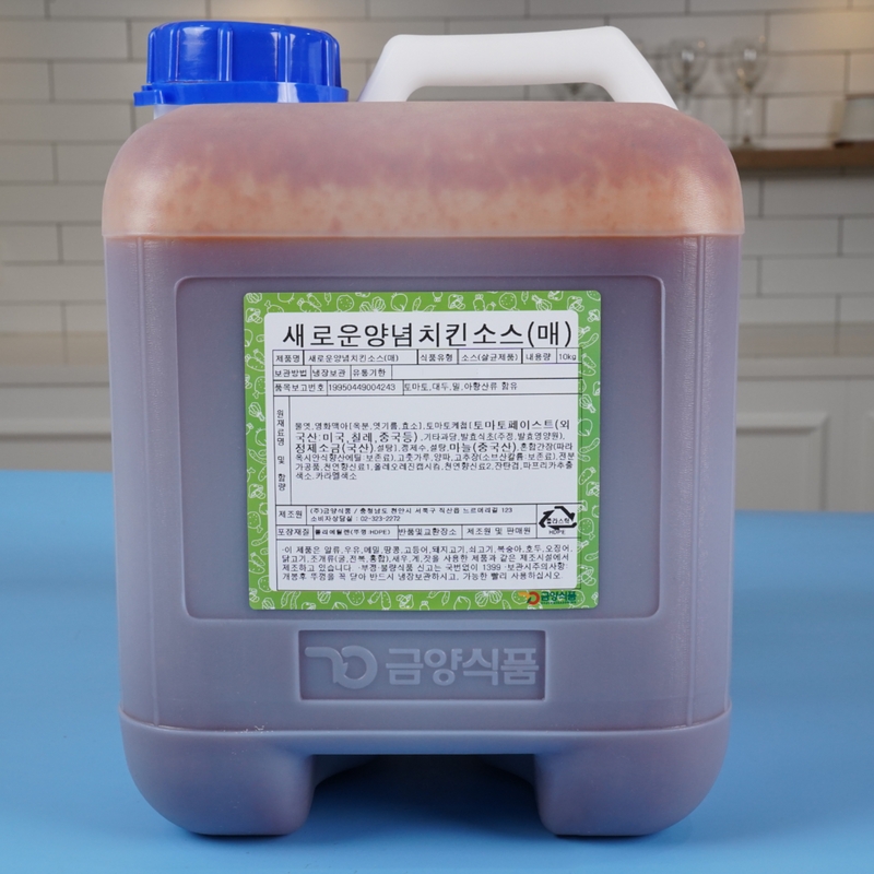 금양식품 새로운 양념치킨소스 매콤한맛 10KG - 메인 이미지