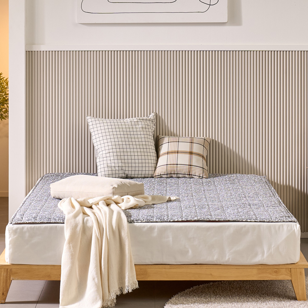 이노크 탄소매트 빨아쓰는 인체감지 카본 전기요 침대 그레이