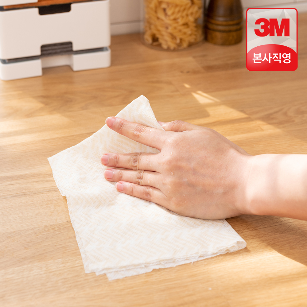 3M 스카치브라이트 빨아쓰는 다용도 행주 80+20매 - 상세 이미지 4
