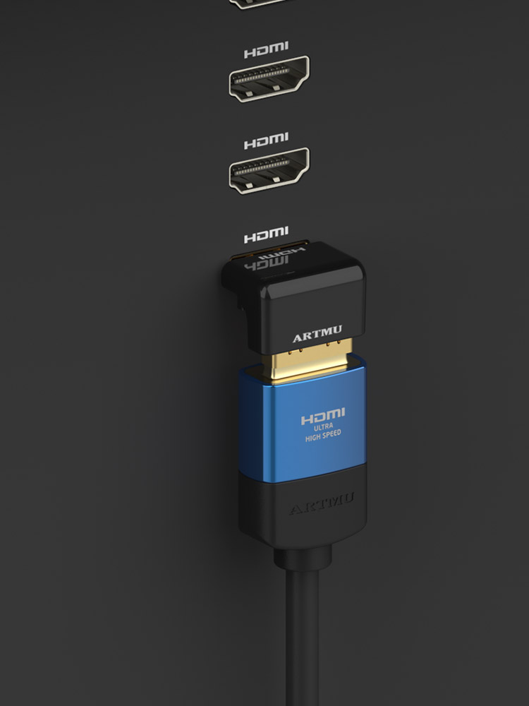 HDMI 각도 젠더 방향 변환 어댑터 HS90 - 상세 이미지 3