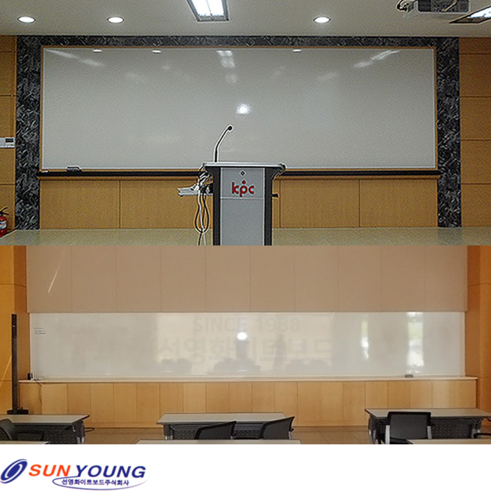 법랑 화이트보드 900x1200 학원 학교 벽걸이형 대형 칠판 자석 범랑 보드 - 상세 이미지 5