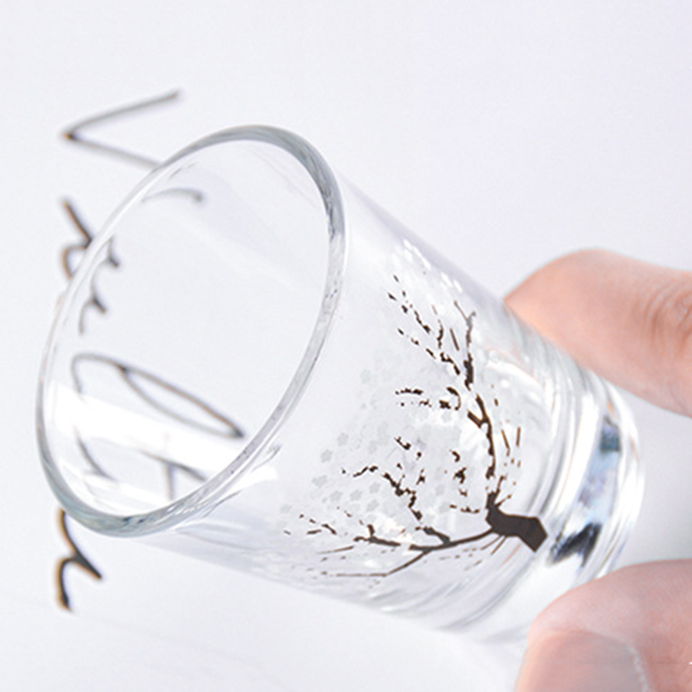 꽃피는술잔 변하는 특이한 벚꽃 소주잔 고량주 중국술 사케잔 50ml 이미지 7