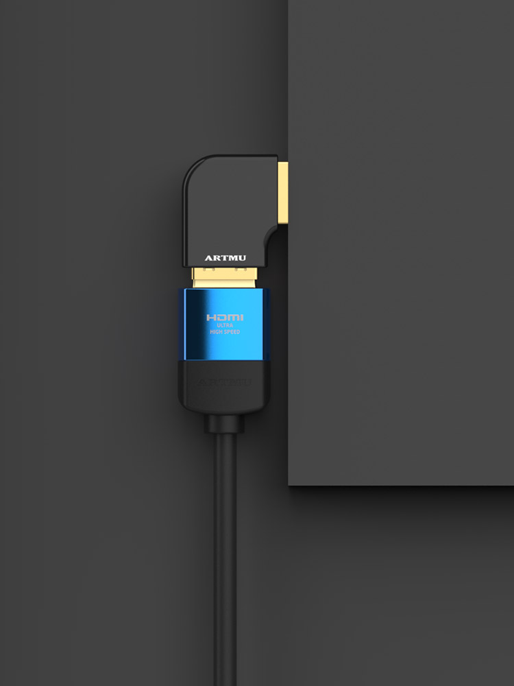 HDMI 각도 젠더 방향 변환 어댑터 HW90 - 상세 이미지 2