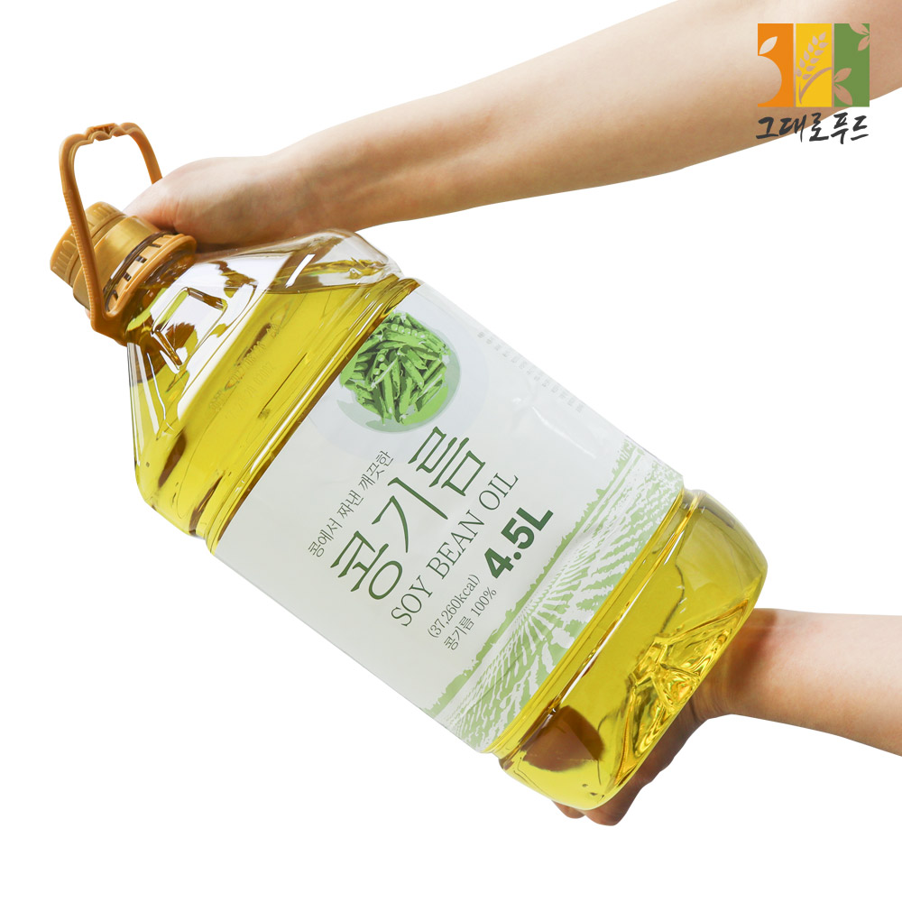 대두유 18L (4.5Lx4) 콩기름100% 식용유 업소용 대용량