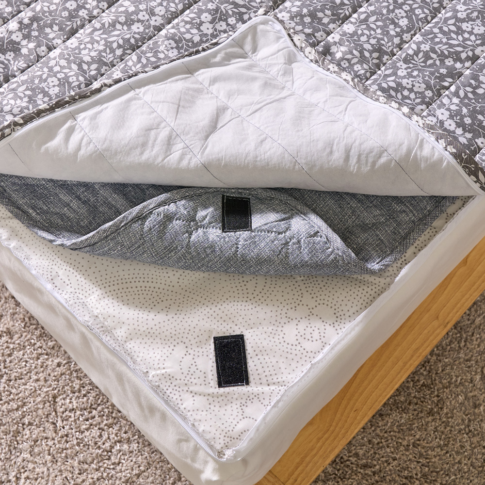 이노크 탄소매트 빨아쓰는 인체감지 카본 전기요 침대 그레이