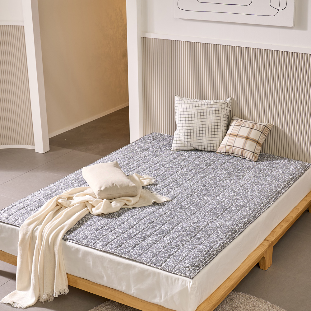 이노크 탄소매트 빨아쓰는 인체감지 카본 전기요 침대 그레이