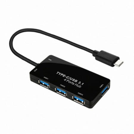 이지넷유비쿼터스 넥스트 NEXT-415TC (4포트/USB 3.0 Type C) 무전원허브