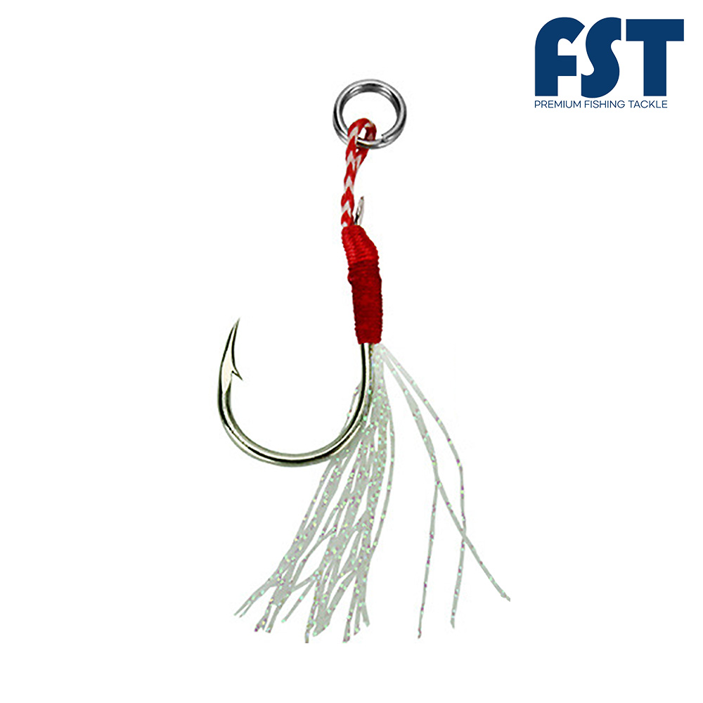어시스트훅 싱글훅 지깅 메탈 훅 루어 바늘 농어 삼치 갈치 8호