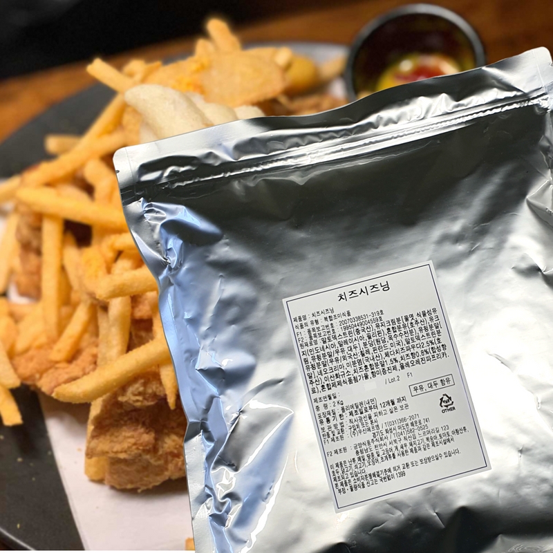 우신에프엠 치즈시즈닝 2KG 대용량 치즈맛 감자튀김 - 상세 이미지 2