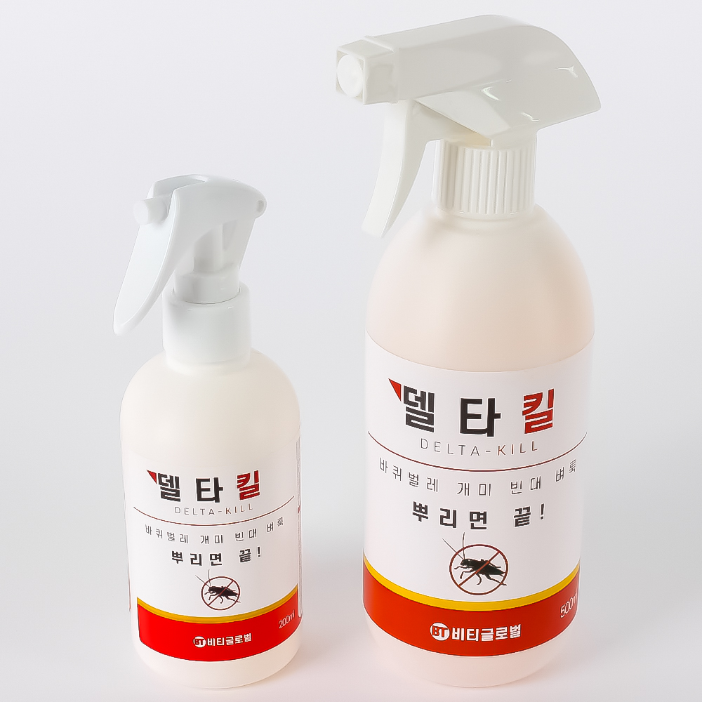 델타킬 200ml 벌레 퇴치제 빈대 러브버그 베드버그 퇴치 약 바퀴벌레 지네 개미 좀벌레 진드기 초파리 살충제 벼룩 나방파리 모기퇴치제 트랩 권연벌레 먼지다듬이 모기약 퇴치법 이미지 3