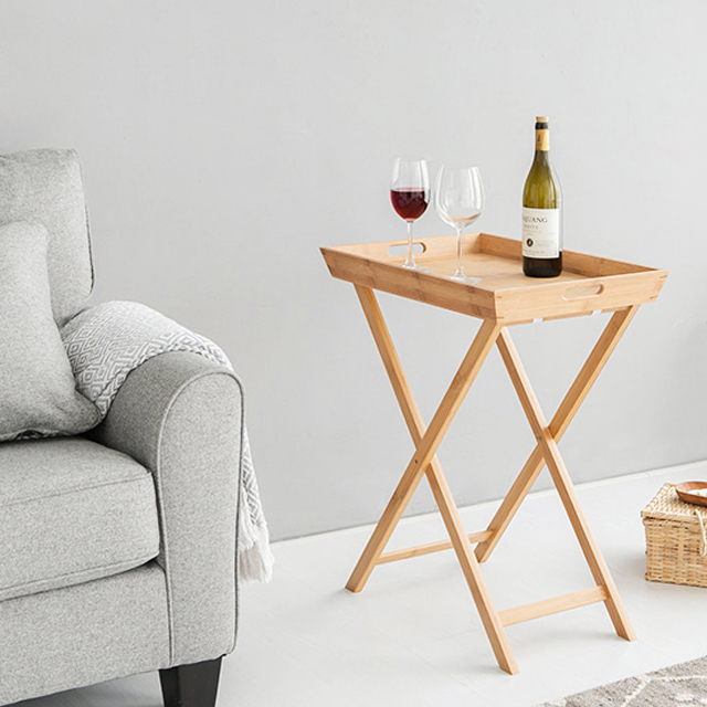 BAMTA 트레이 테이블 6043H72 대나무 내추럴 6929.5502