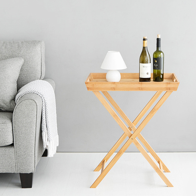 BAMTA 트레이 테이블 6043H72 대나무 내추럴 6929.5502