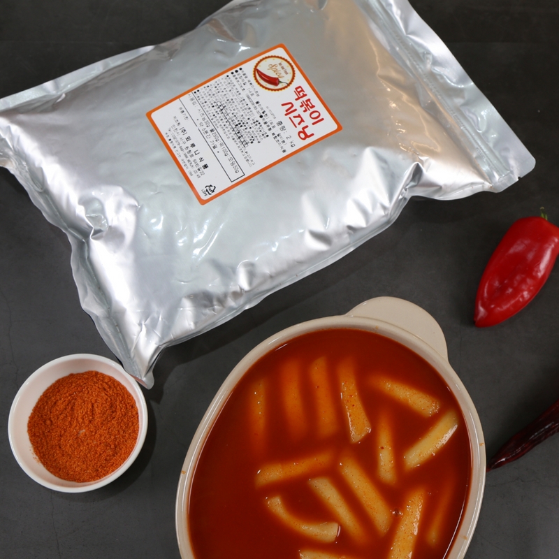 뫼루니식품 국물 떡볶이분말 2KG 떡볶이소스 가루 떡볶이시즈닝 - 상세 이미지 2