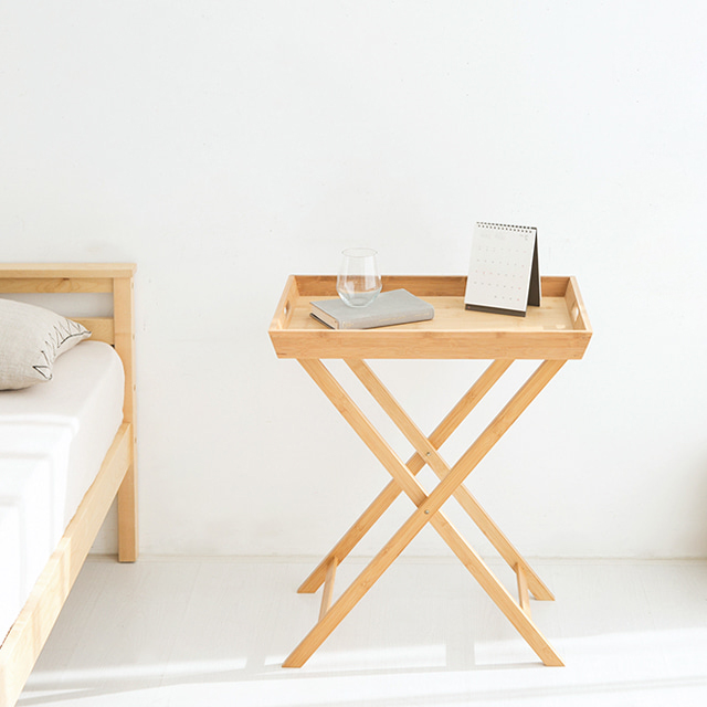 BAMTA 트레이 테이블 6043H72 대나무 내추럴 6929.5502