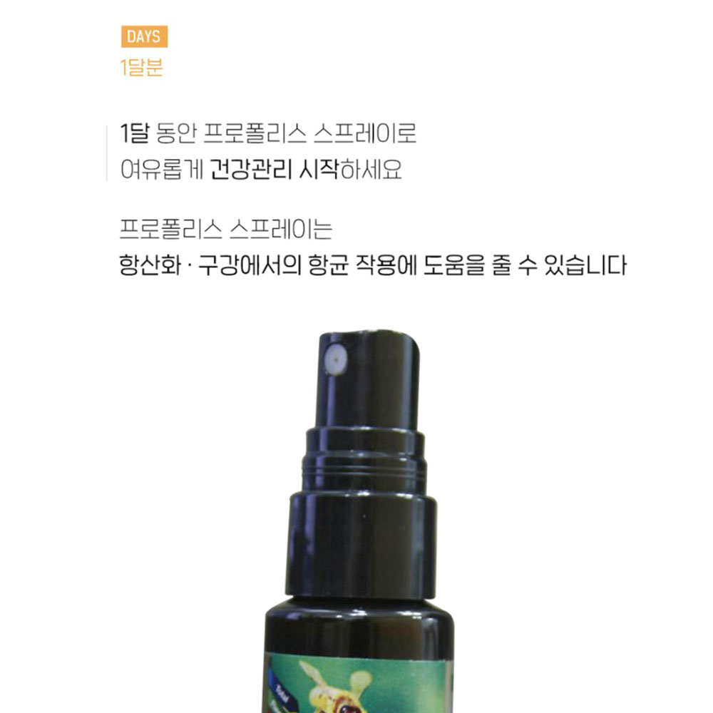 비프로폴리스 스프레이 맥스 구강 향균 1개월분 이미지 4