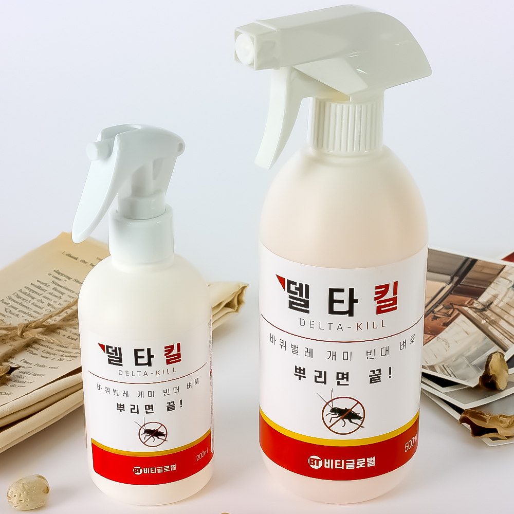 델타킬 200ml 벌레 퇴치제 빈대 러브버그 베드버그 퇴치 약 바퀴벌레 지네 개미 좀벌레 진드기 초파리 살충제 벼룩 나방파리 모기퇴치제 트랩 권연벌레 먼지다듬이 모기약 퇴치법 이미지 4