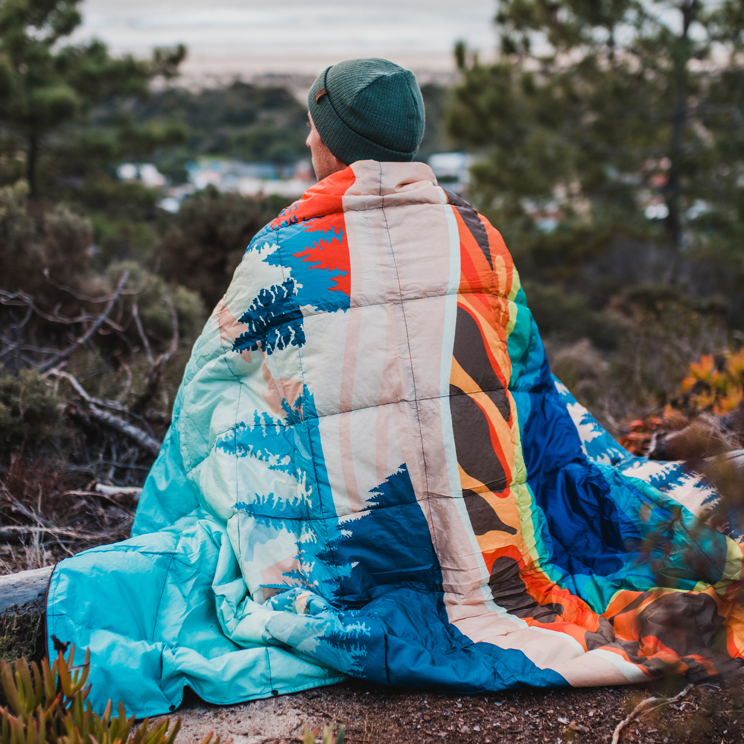 덕다운 패딩담요 캠핑이불 차박 초경량 사계절 다용도 침낭 블랭킷 프로