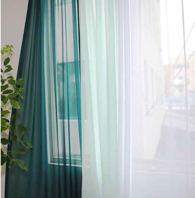 쉬폰커튼 컬러 믹스 20종 봉주름 나비주름커텐