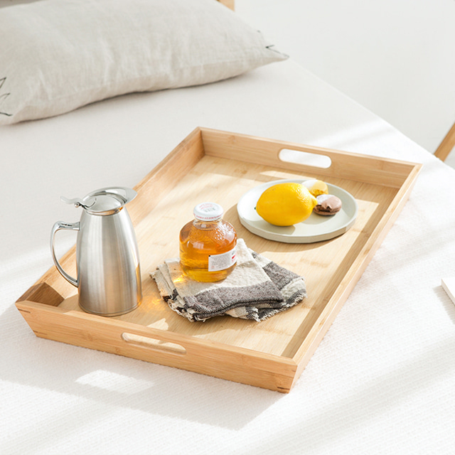 BAMTA 트레이 테이블 6043H72 대나무 내추럴 6929.5502