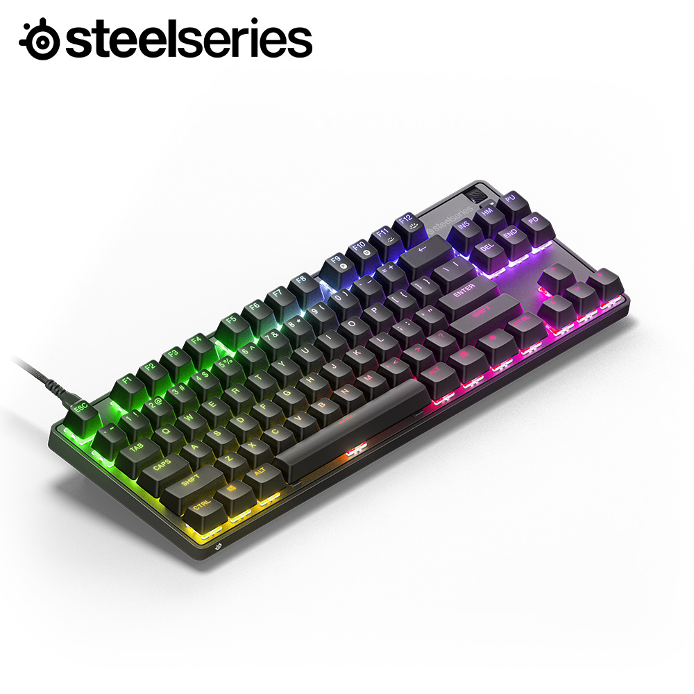 스틸시리즈 Apex 9 TKL US 유선 광축 기계식 게이밍 키보드 비키타입 핫스왑 PBT 키캡 키압 조절 - 상세 이미지 4