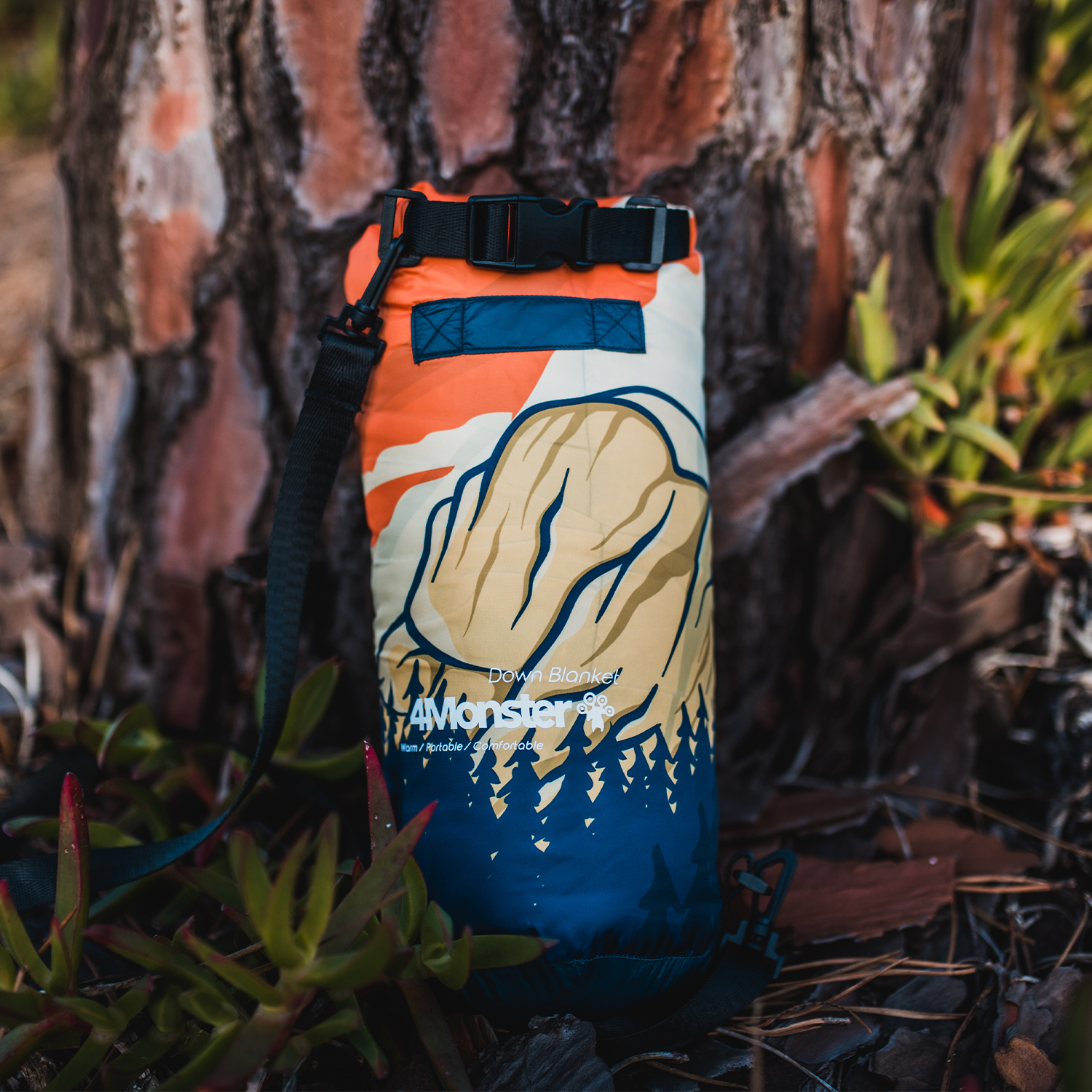 덕다운 패딩담요 캠핑이불 차박 초경량 사계절 다용도 침낭 블랭킷 프로 블루마운틴