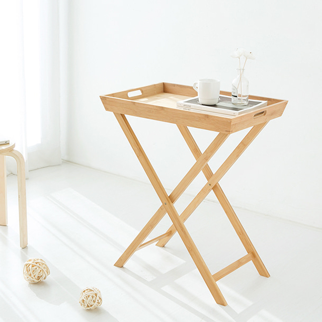 BAMTA 트레이 테이블 6043H72 대나무 내추럴 6929.5502