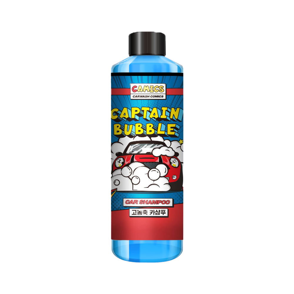 카믹스 캡틴버블 카샴푸 500ml 세차샴푸 카워시 세차용품 세정제 단품 - 메인 이미지