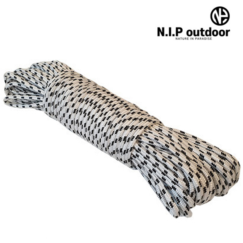 PP 로프 텐트 타프 캠핑 스트링 끈 줄 5mm 30M 화이트