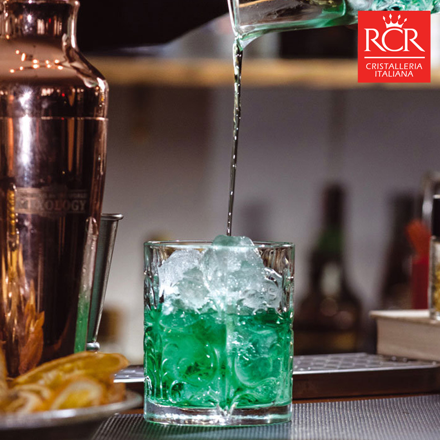 RCR 크리스탈 위스키잔 고급 술잔 선물세트 6P 340ml, 6개, 타투 언더락잔