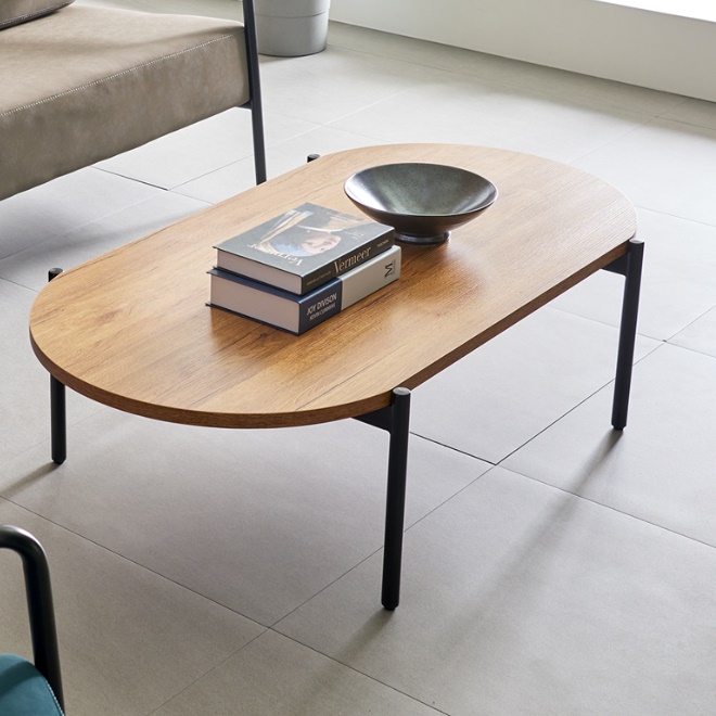 엔틱 거실 타원형 테이블 낮은 소파 테이블 높은 좌식 테이블