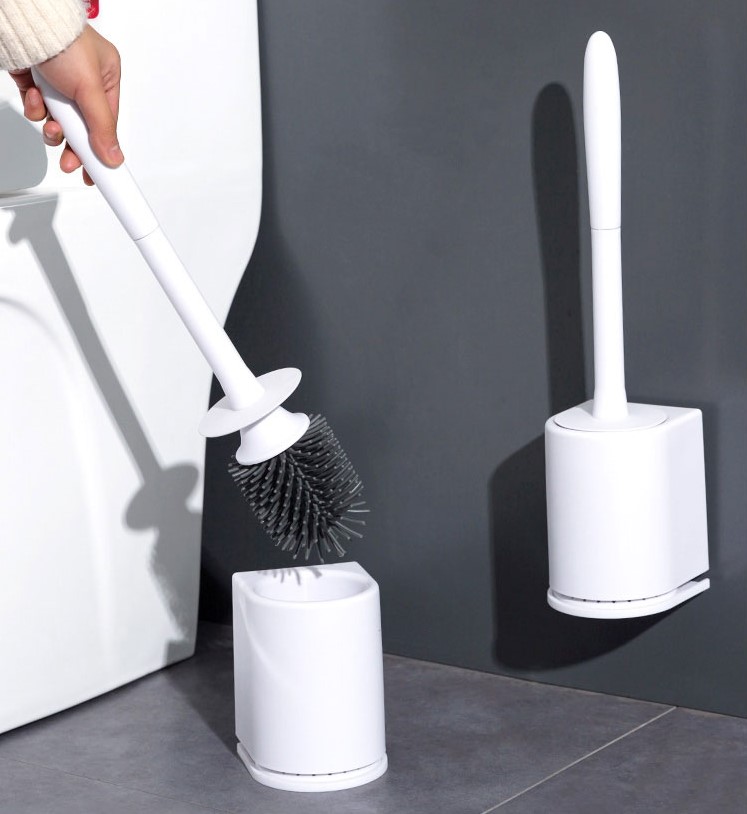 변기솔 청소솔 화장실 실리콘 변기안쪽 거치대 고정 세척솔