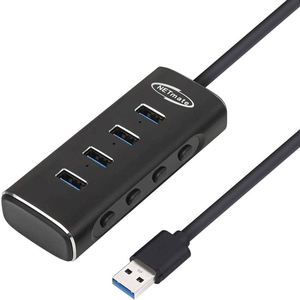 강원전자 넷메이트 USB3.1 4포트 허브 NM-UBA303 - 상세 이미지 2