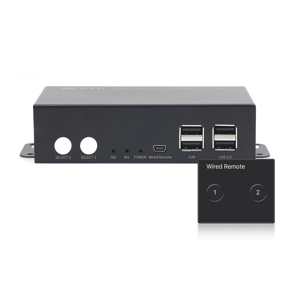 넥스트유 4K HDMI2.0 듀얼모니터 KVM 7902KVM-DUALKP - 상품 이미지