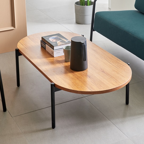 엔틱 거실 타원형 테이블 낮은 소파 테이블 높은 좌식 테이블